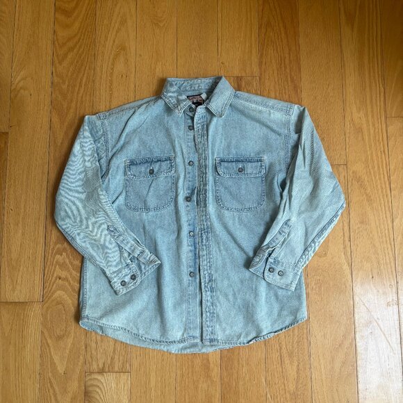Vintage GAP Blue Jeans Denim Shirt L - Picture 1 of 3